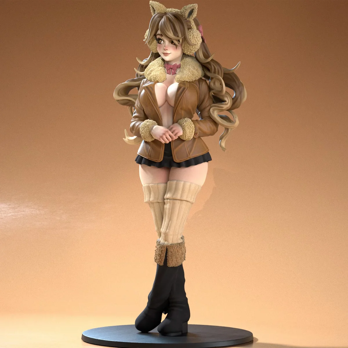 Eva - Waifumon | Fan Art | 3D Printed Resin Model Garage Kit | *Un-Painted* | SiryllArt 5
