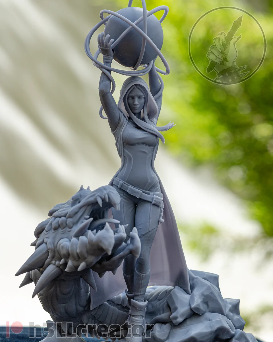 Maya | Fan Art | 3D Printed Resin Model Garage Kit | *Un-Painted* | H3LL Creator 6