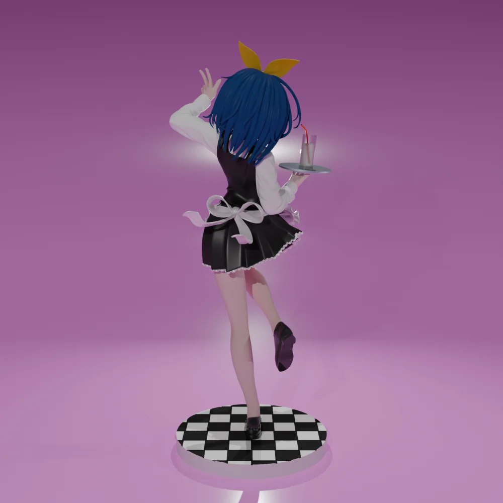 Anna Yanami | Fan Art | 3D Printed Resin Model Garage Kit | *Un-Painted* | Remy Sculpts 4