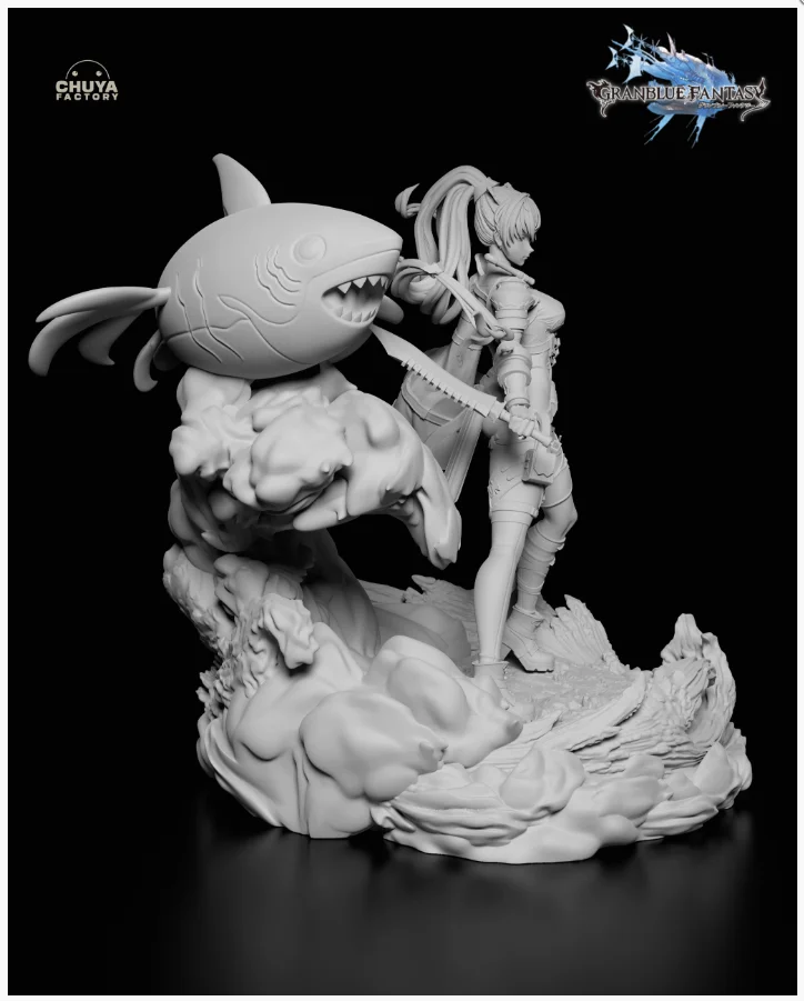 Meg | Fan Art | 3D Printed Resin Model Garage Kit | *Un-Painted* | Chuya Factory 18