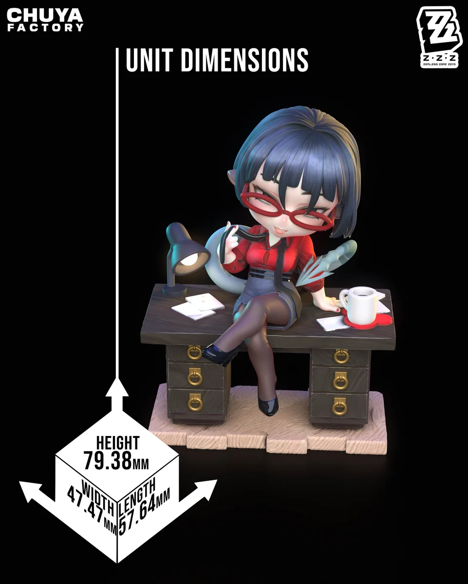 Chibi Jane Doe | Fan Art | 3D Printed Resin Model Garage Kit | *Un-Painted* | Chuya Factory 11