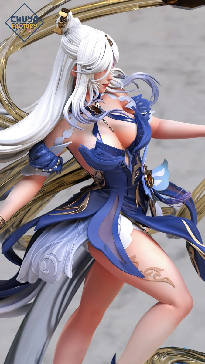 Ningguang | Fan Art | 3D Printed Resin Model Garage Kit | *Un-Painted* | Chuya Factory 3