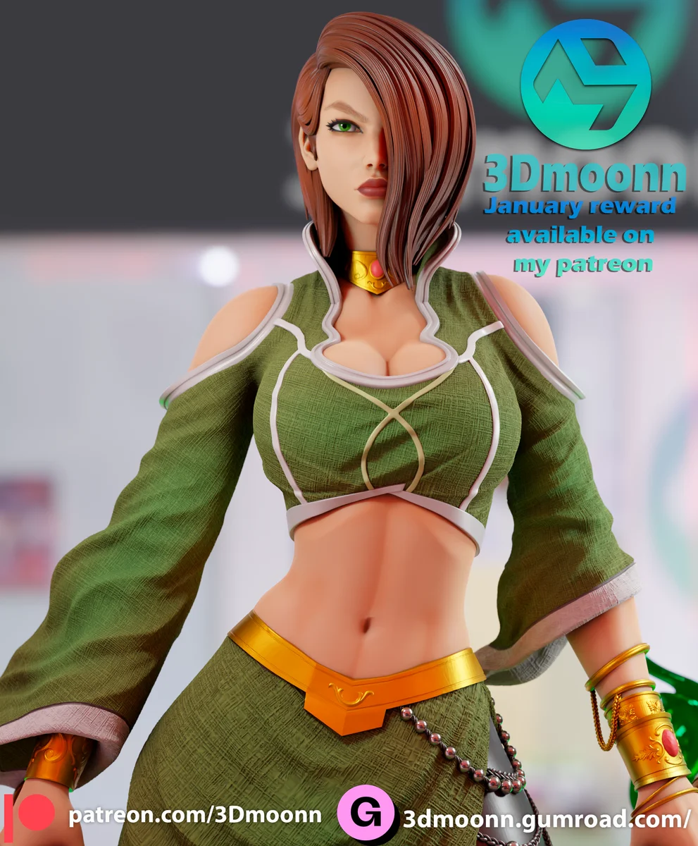 Talia al Ghul | Fan Art | 3D Printed Resin Model Garage Kit | *Un-Painted* | 3DMoonn 3