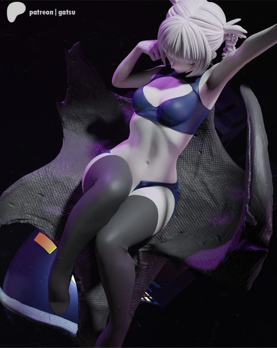 Nazuna | Fan Art | 3D Printed Resin Model Garage Kit | *Un-Painted* | Gatsu Studios 4