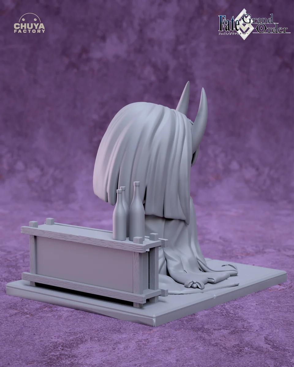 Chibi Shuten-Douji | Fan Art | 3D Printed Resin Model Garage Kit | *Un-Painted* | Chuya Factory 7