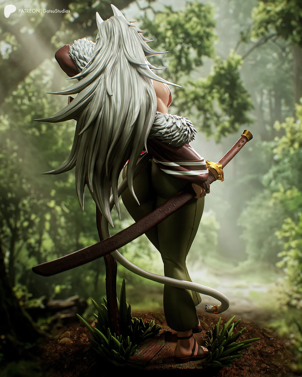 Ghislaine Dedoldia | Fan Art | 3D Printed Resin Model Garage Kit | *Un-Painted* | Gatsu Studios 10