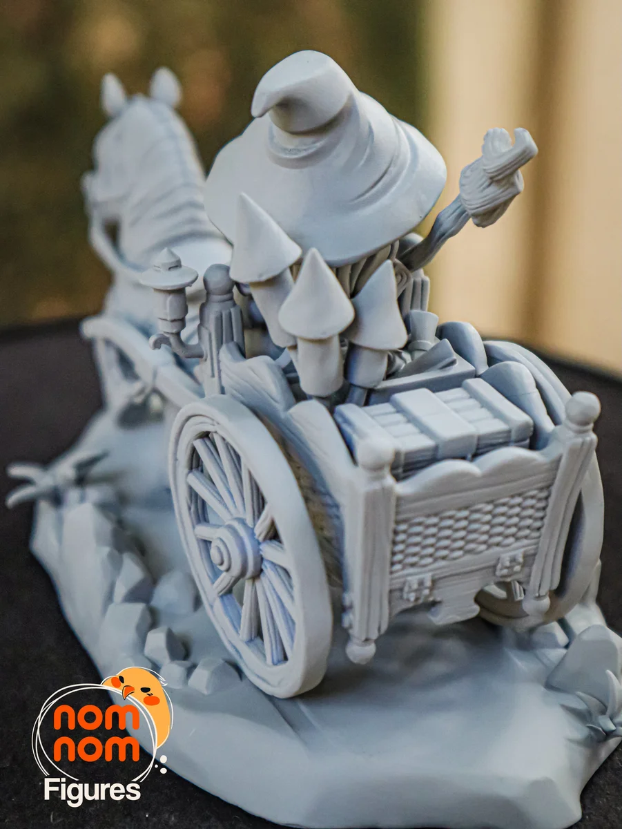 Chibi Gandalf | Fan Art | 3D Printed Resin Model Garage Kit | *Un-Painted* | Nomnom 14