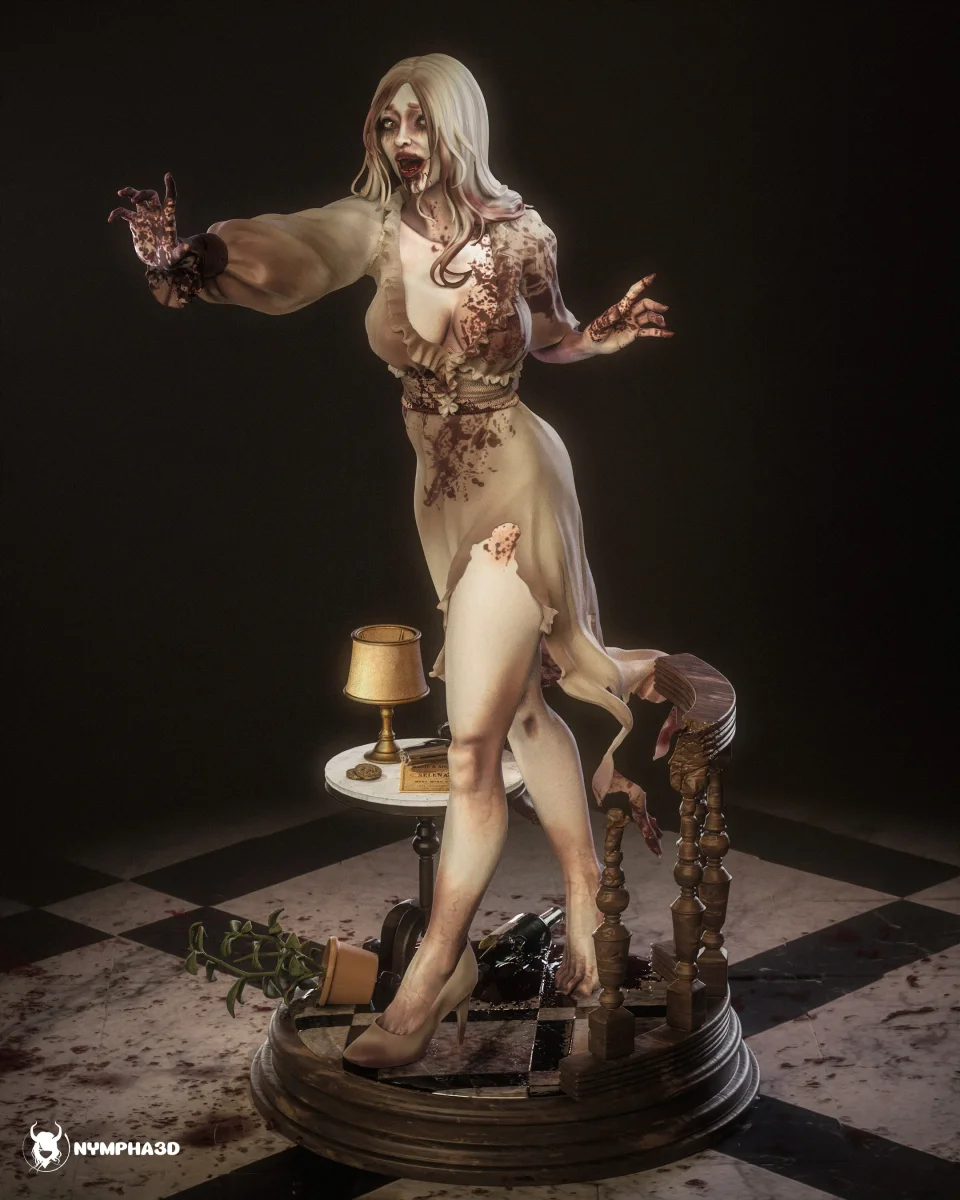 Selena Corey | Fan Art | 3D Printed Resin Model Garage Kit | *Un-Painted* | Nympha3D 4