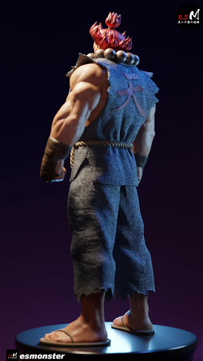 Akuma | Fan Art | 3D Printed Resin Model Garage Kit | *Un-Painted* | ES Monster 3