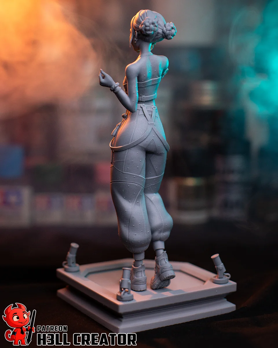 Zoey | Fan Art | 3D Printed Resin Model Garage Kit | *Un-Painted* | H3LL Creator 11