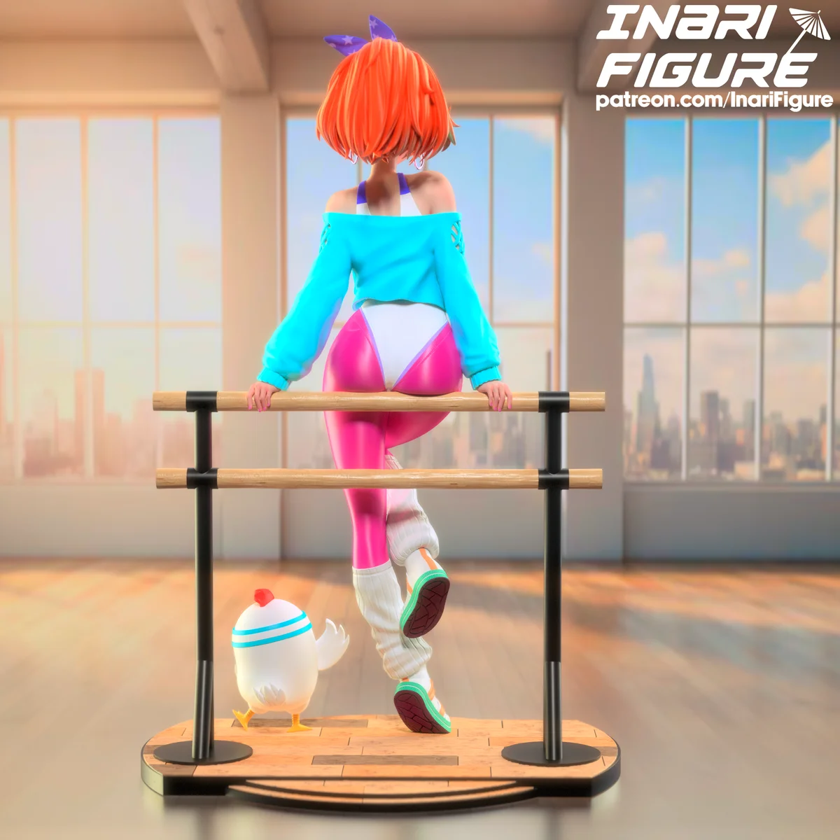 Takanashi Kiara | Fan Art | 3D Printed Resin Model Garage Kit | *Un-Painted* | Inari Figure 3