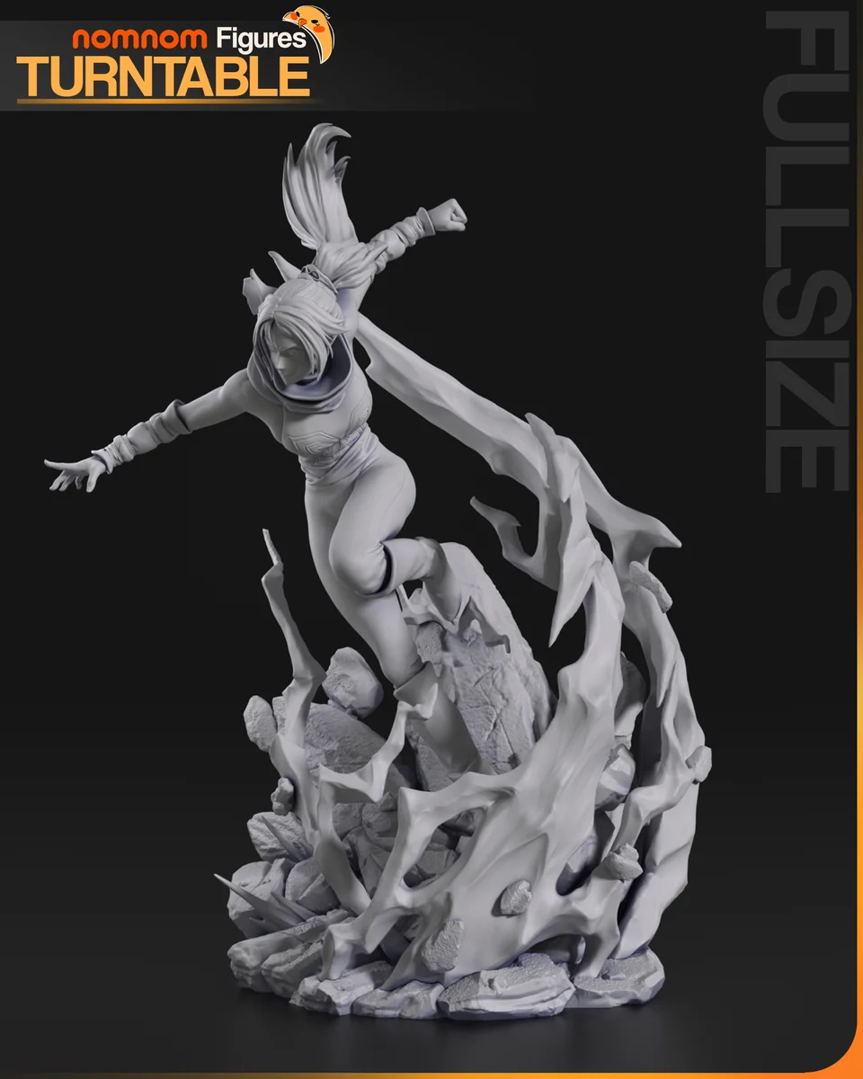 Yoruichi Shihoin | Fan Art | 3D Printed Resin Model Garage Kit | *Un-Painted* | Nomnom 14