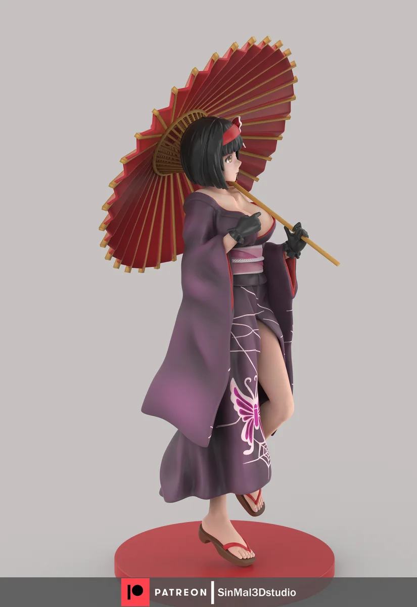Mio | Fan Art | 3D Printed Resin Model Garage Kit | *Un-Painted* | Sin3Dstudio 6