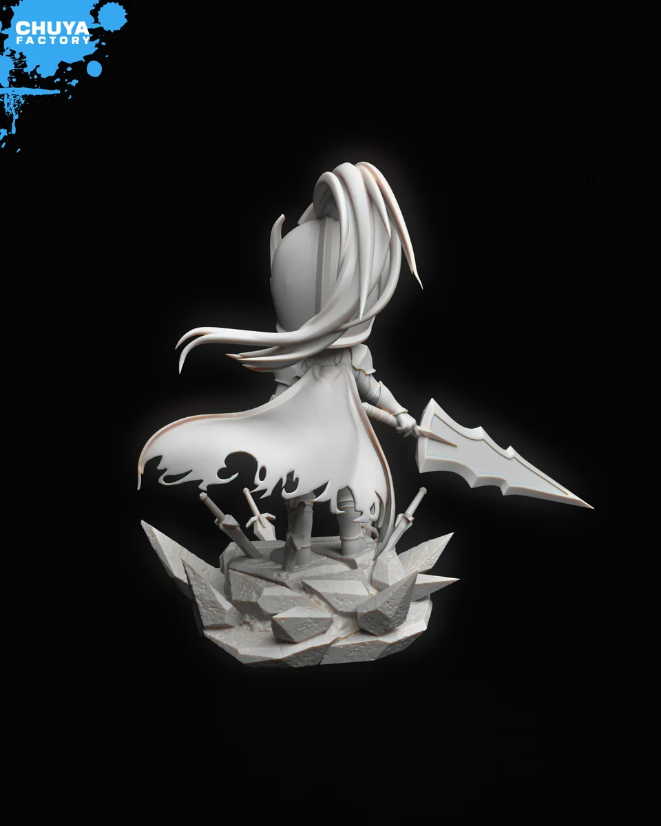Chibi Igris | Fan Art | 3D Printed Resin Model Garage Kit | *Un-Painted* | Chuya Factory 9