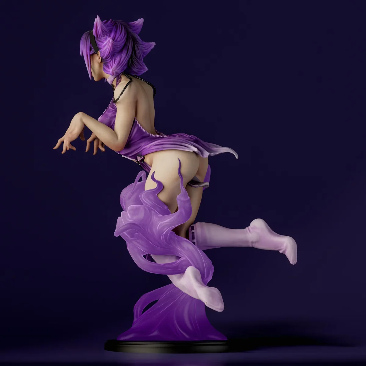 Hauni - Waifumon | Fan Art | 3D Printed Resin Model Garage Kit | *Un-Painted* | SiryllArt 4