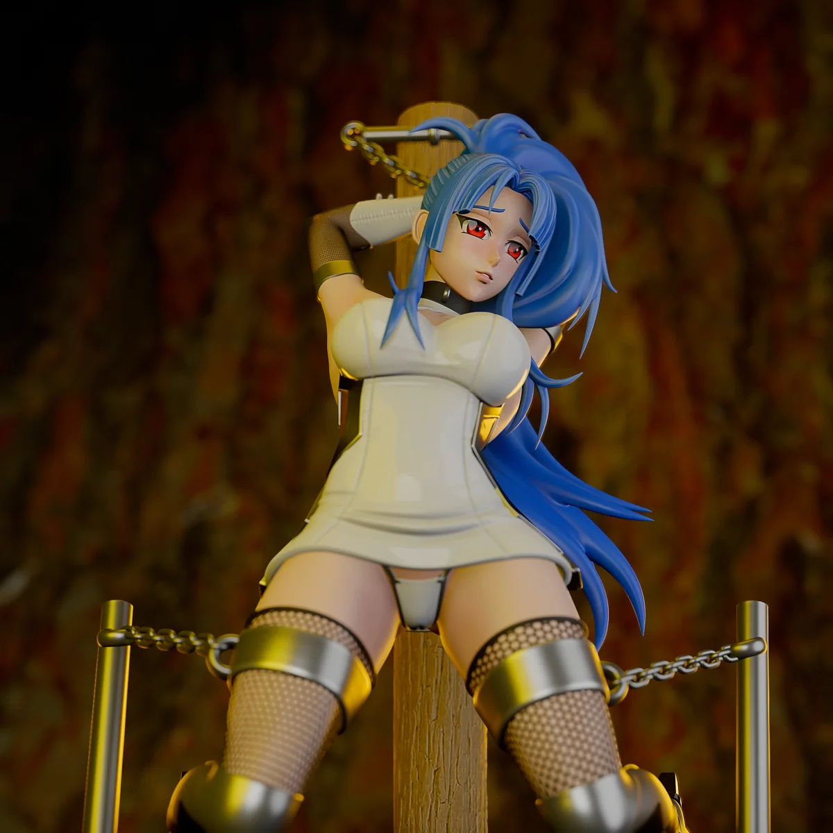 Murasaki | Fan Art | 3D Printed Resin Model Garage Kit | *Un-Painted* | Momoji 3