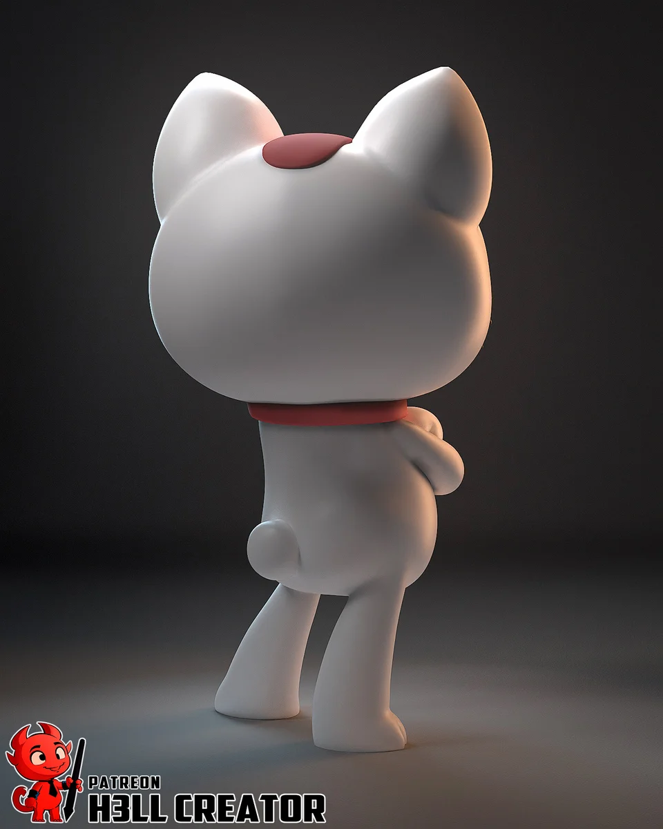 Chibi Turbo Granny | Fan Art | 3D Printed Resin Model Garage Kit | *Un-Painted* | H3LL Creator 3