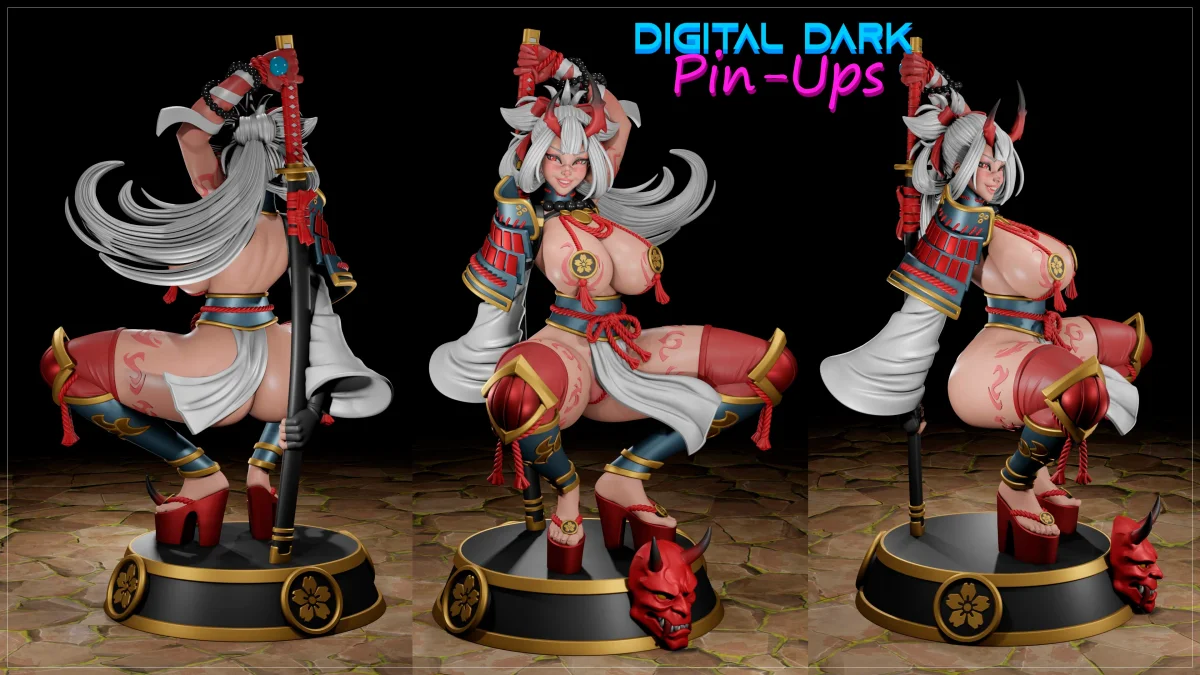 Katana | Fan Art | 3D Printed Resin Model Garage Kit | *Un-Painted* | Digital Dark 3