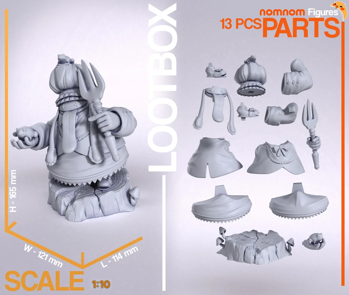 Quina Quen | Fan Art | 3D Printed Resin Model Garage Kit | *Un-Painted* | Nomnom 3