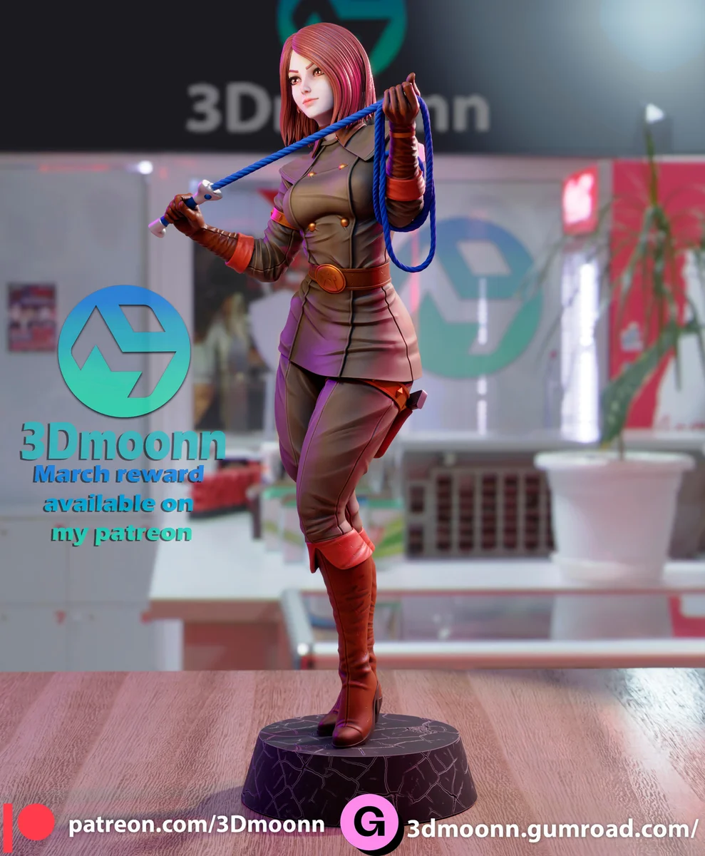 Whip | Fan Art | 3D Printed Resin Model Garage Kit | *Un-Painted* | 3DMoon 3