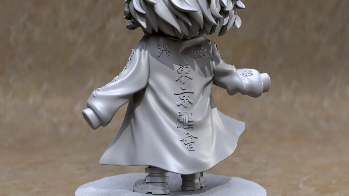 Chibi Mikey | Fan Art | 3D Printed Resin Model Garage Kit | *Un-Painted* | Chuya Factory 6