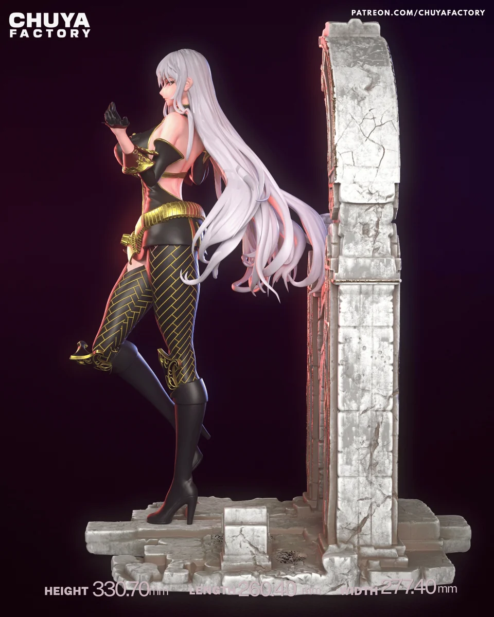 Selvaria Bles | Fan Art | 3D Printed Resin Model Garage Kit | *Un-Painted* | Chuya Factory 13