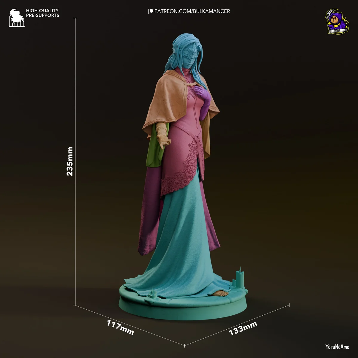 Fire Keeper | Fan Art | 3D Printed Resin Model Garage Kit | *Un-Painted* | Bulkamancer 9