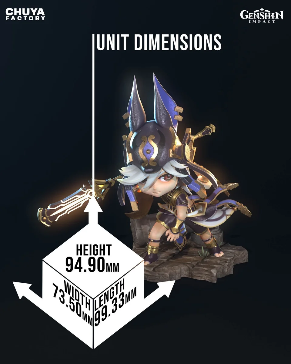 Chibi Cyno | Fan Art | 3D Printed Resin Model Garage Kit | *Un-Painted* | Chuya Factory 14