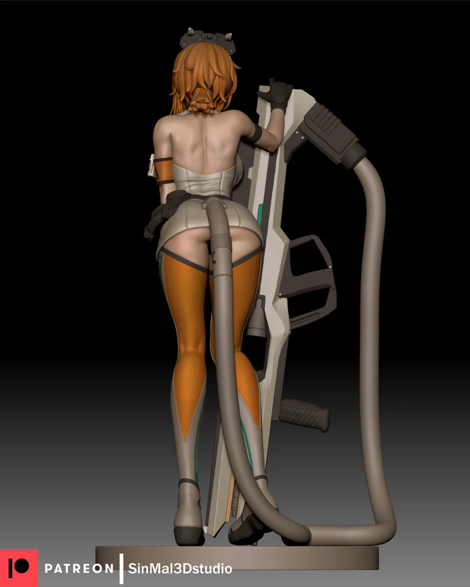 Maxwell | Fan Art | 3D Printed Resin Model Garage Kit | *Un-Painted* | Sin3Dstudio 6