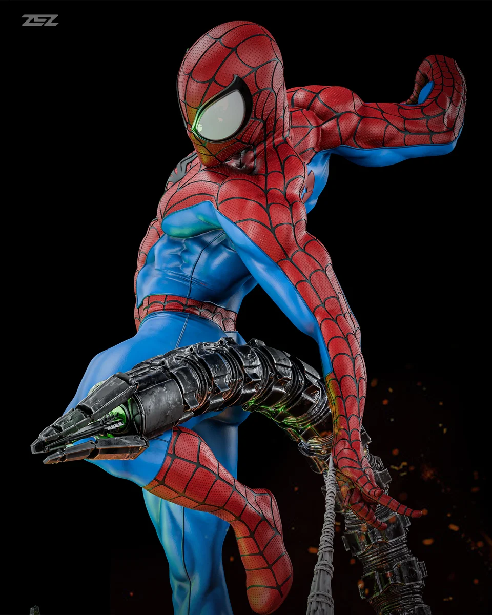 Spider-Man | Fan Art | 3D Printed Resin Model Garage Kit | *Un-Painted* | ZEZ Studio 5