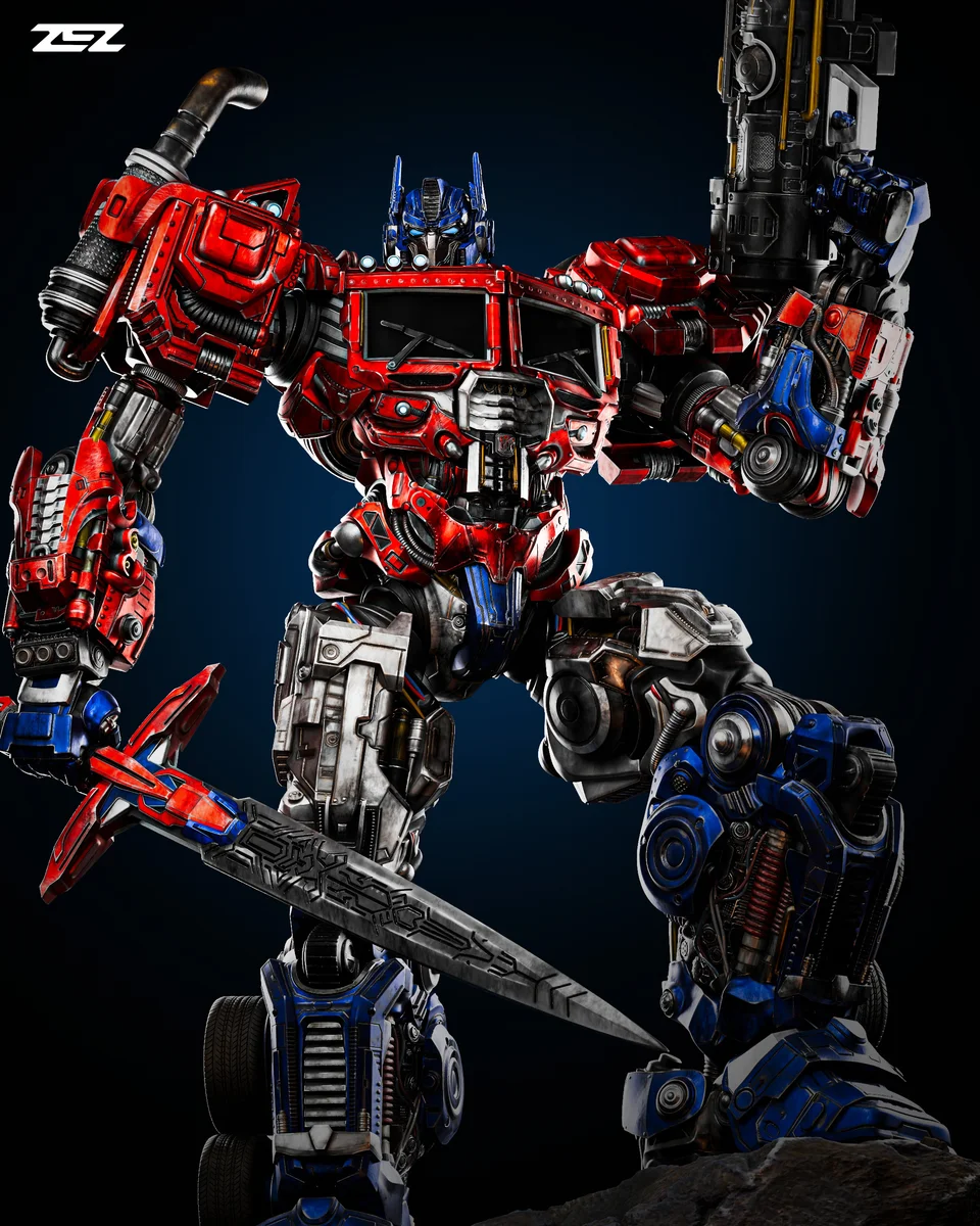 Optimus Prime | Fan Art | 3D Printed Resin Model Garage Kit | *Un-Painted* | ZEZ Studio 7