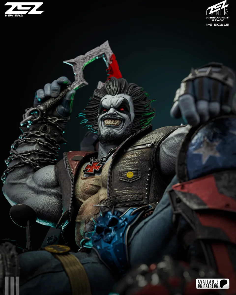 Lobo Throne | Fan Art | 3D Printed Resin Model Garage Kit | *Un-Painted* | ZEZ Studio 8