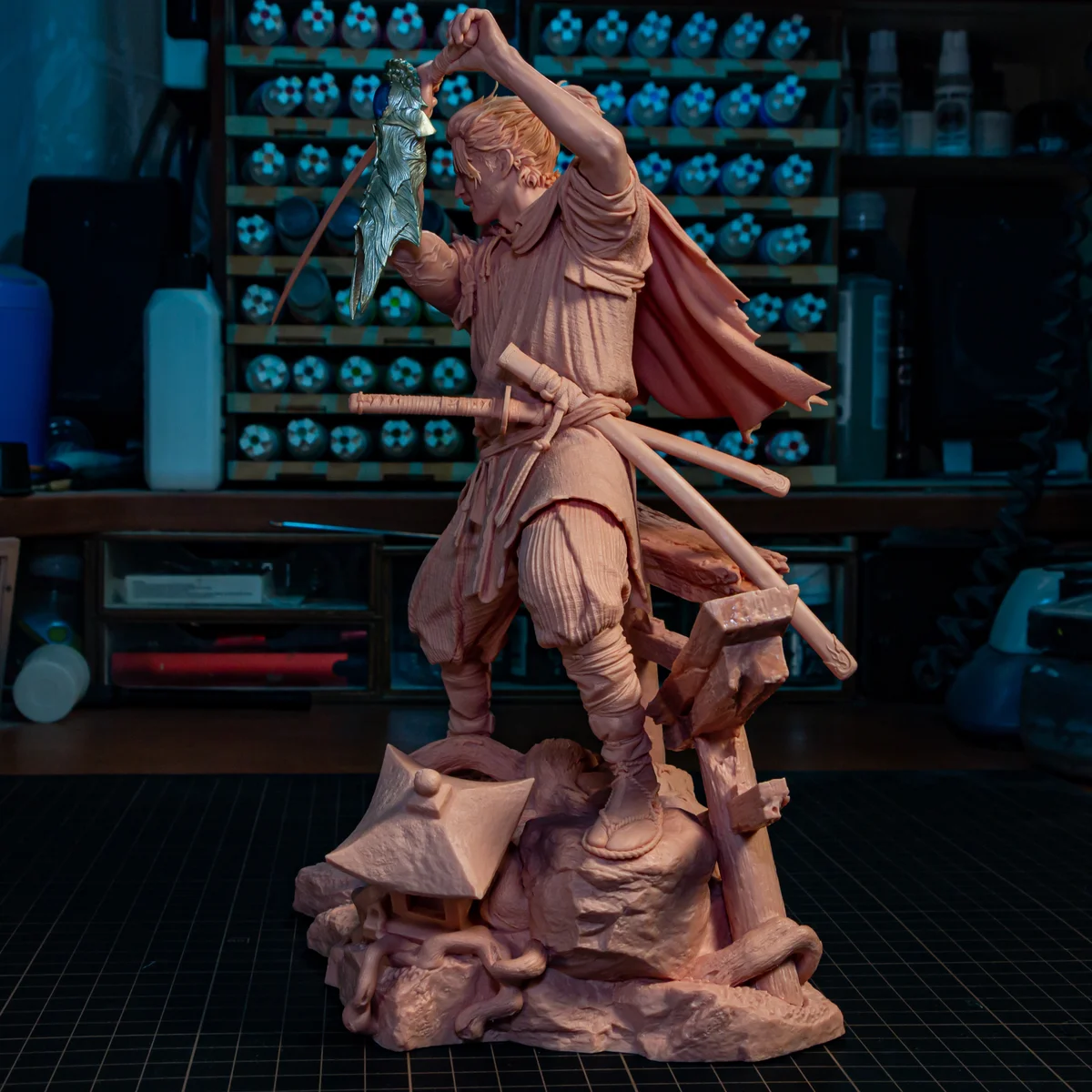 Miyamoto Musashi | Fan Art | 3D Printed Resin Model Garage Kit | *Un-Painted* | Bulkamancer 19