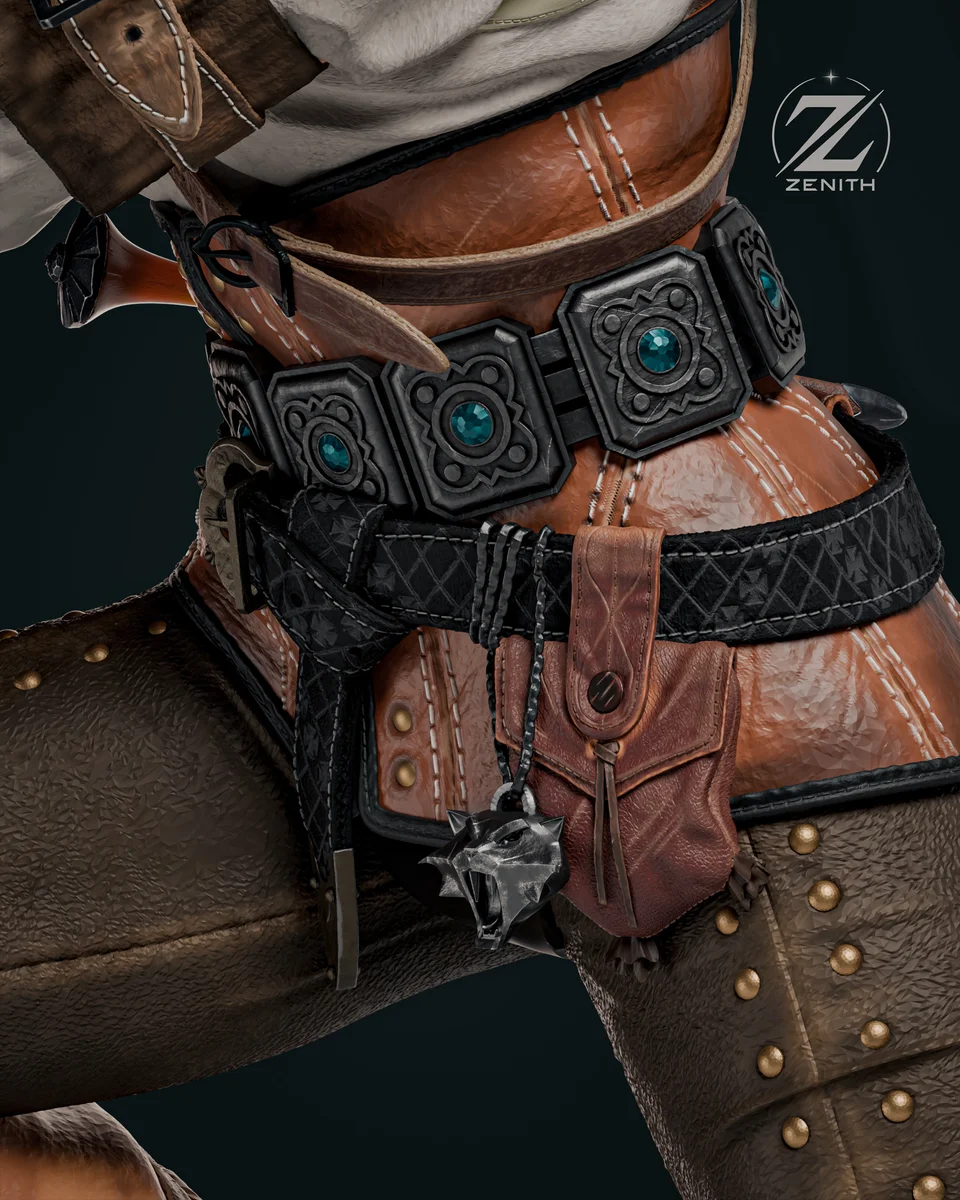 Ciri | Fan Art | 3D Printed Resin Model Garage Kit | *Un-Painted* | Zenith Studios 8