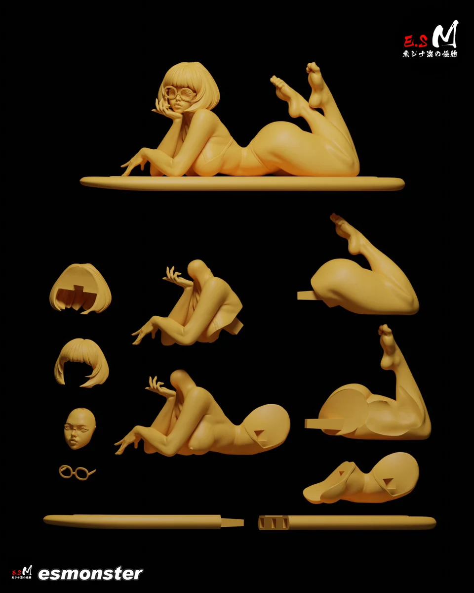 Velma (Pose 3) | Fan Art | 3D Printed Resin Model Garage Kit | *Un-Painted* | ES Monster 12