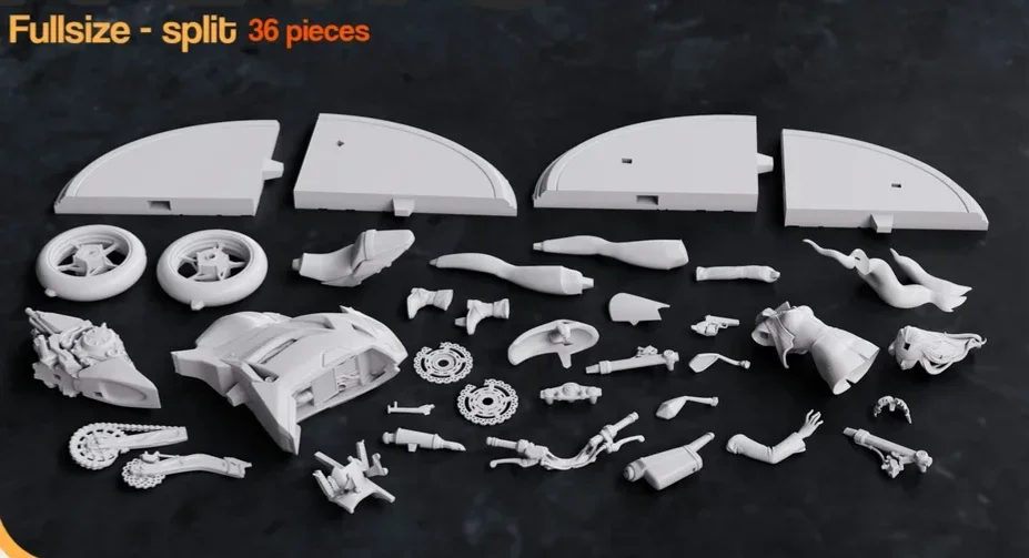 Misato | Fan Art | 3D Printed Resin Model Garage Kit | *Un-Painted* | Nomnom 3
