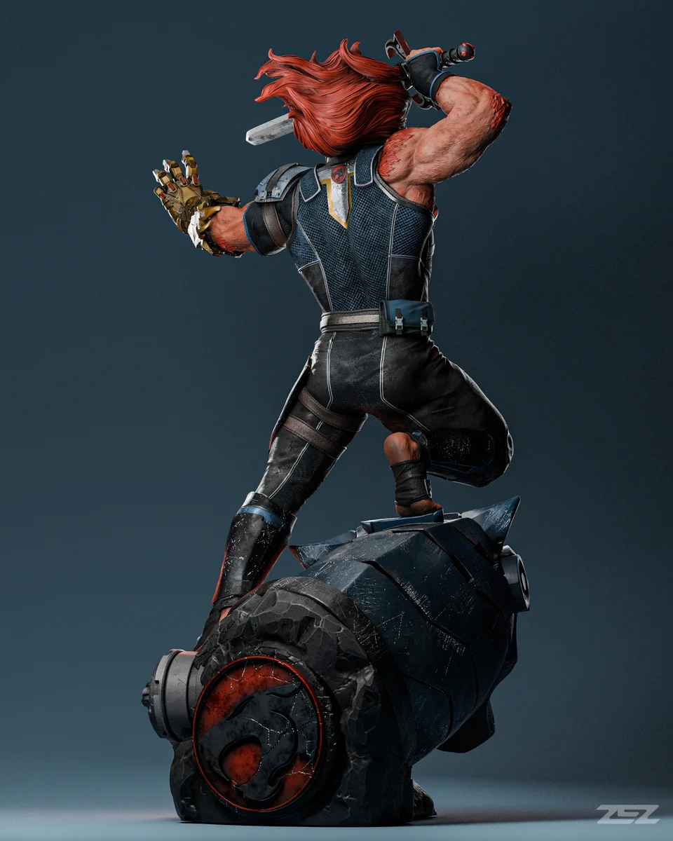 Lion-O | Fan Art | 3D Printed Resin Model Garage Kit | *Un-Painted* | ZEZ Studio 8