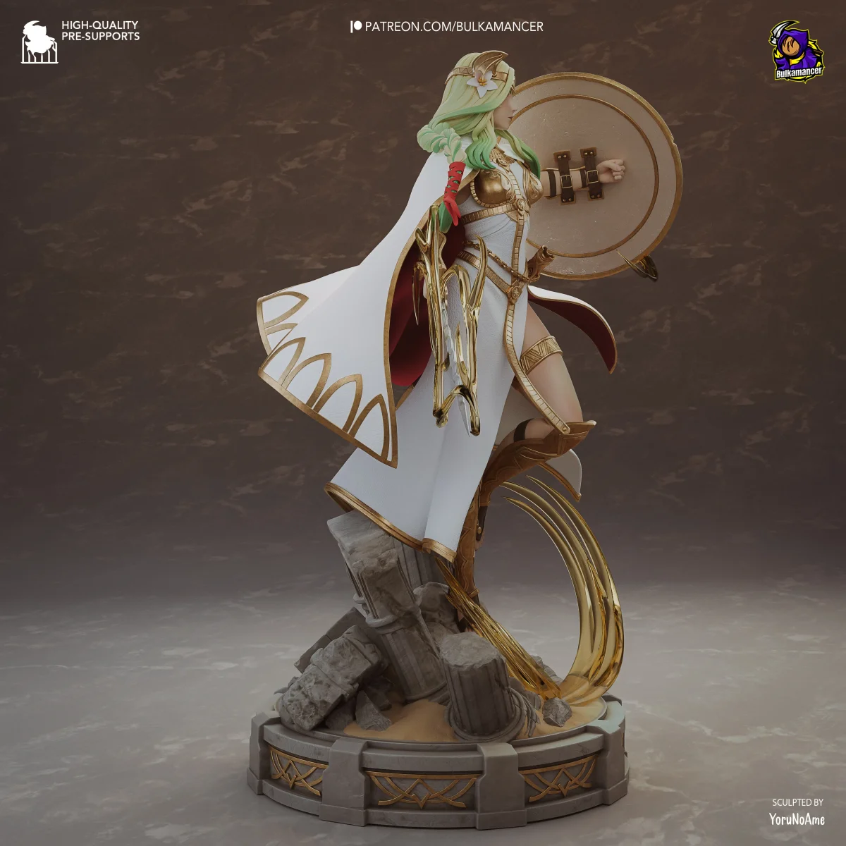 Saint Seiros | Fan Art | 3D Printed Resin Model Garage Kit | *Un-Painted* | Bulkamancer 4