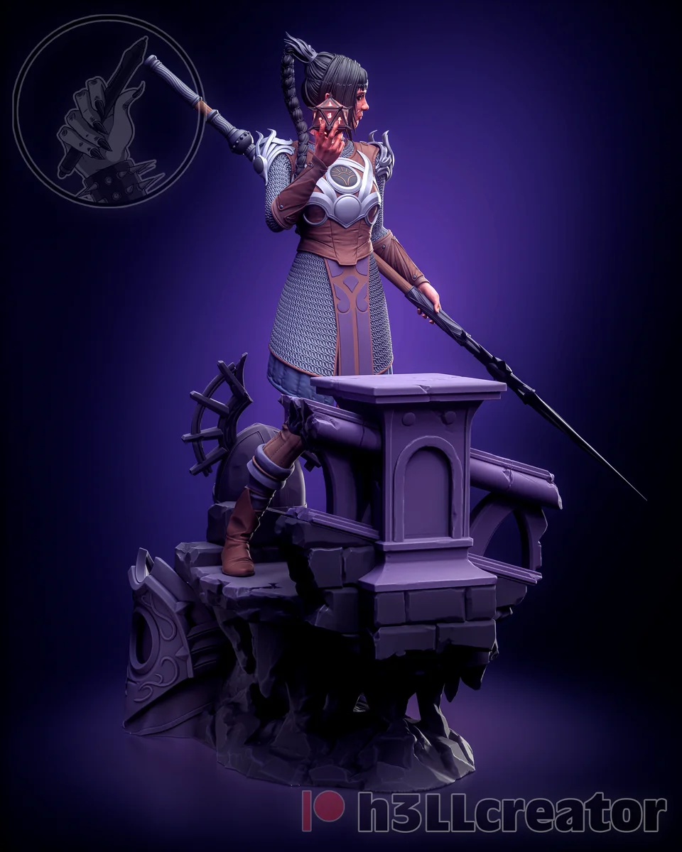 Shadowheart | Fan Art | 3D Printed Resin Model Garage Kit | *Un-Painted* | H3LL Creator 5