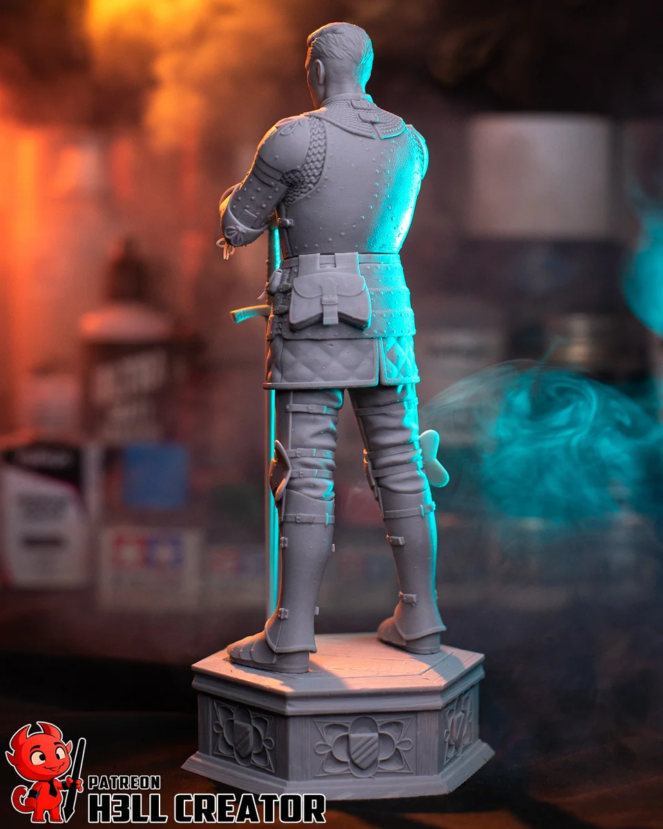 Henry of Skalitz | Fan Art | 3D Printed Resin Model Garage Kit | *Un-Painted* | H3LL Creator 12