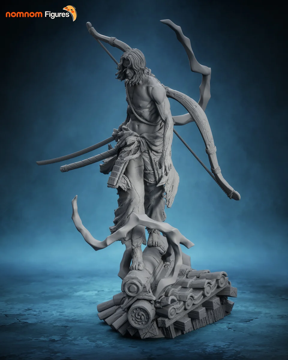 Genichiro Ashina | Fan Art | 3D Printed Resin Model Garage Kit | *Un-Painted* | Nomnom 14