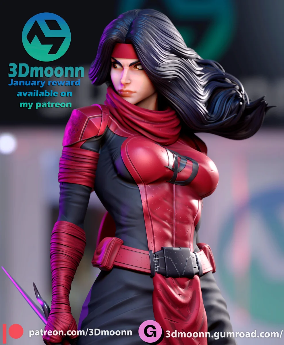 Merc Assassin | Fan Art | 3D Printed Resin Model Garage Kit | *Un-Painted* | 3DMoon 2