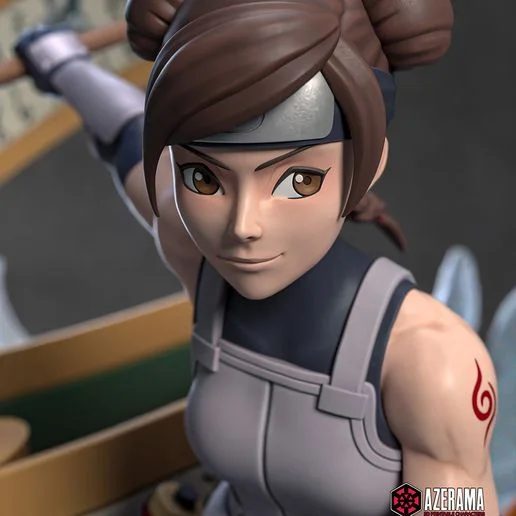 Tenten | Fan Art | 3D Printed Resin Model Garage Kit | *Un-Painted* | Azerama 13
