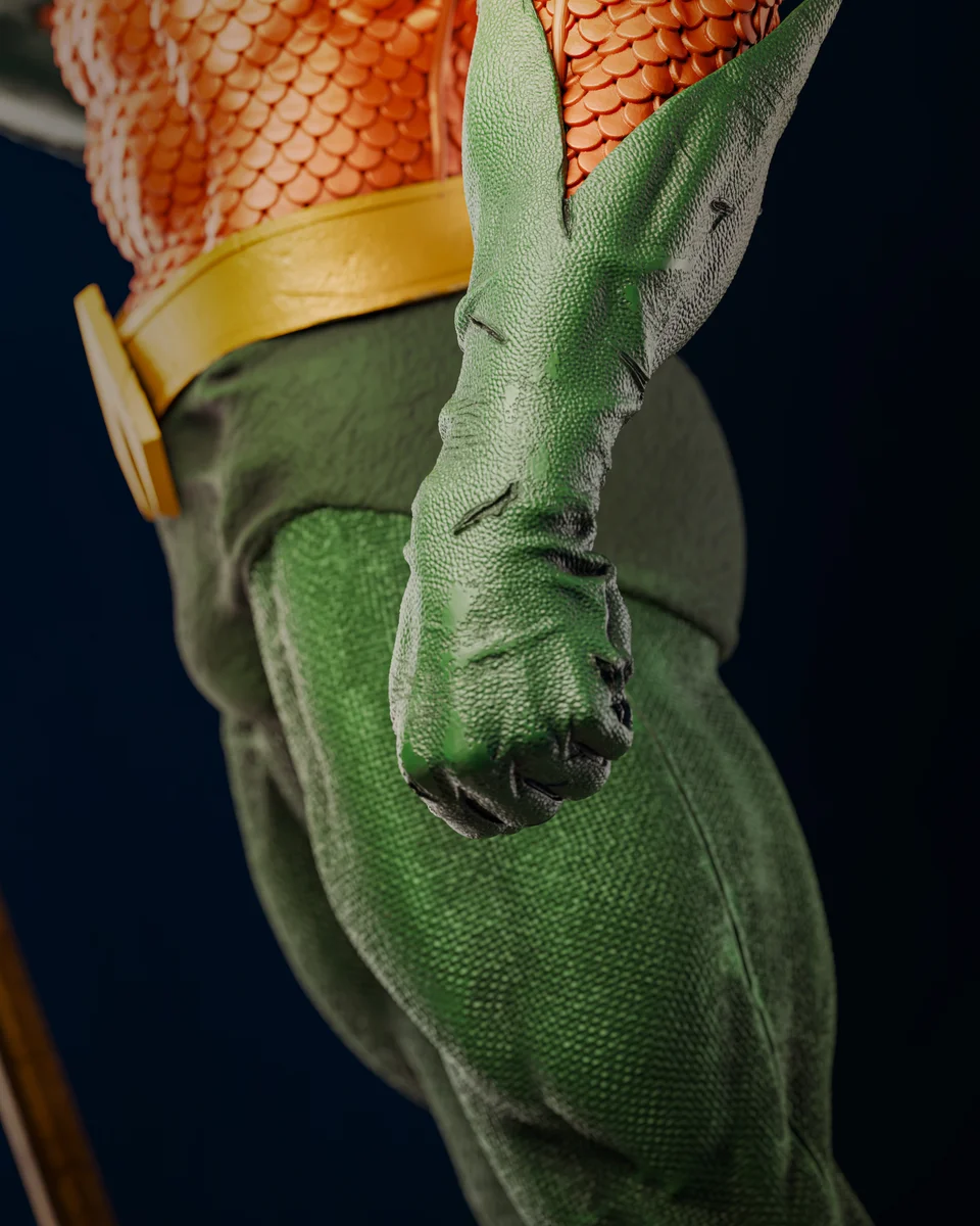 Aquaman Museum | Fan Art | 3D Printed Resin Model Garage Kit | *Un-Painted* | ZEZ Studio 11