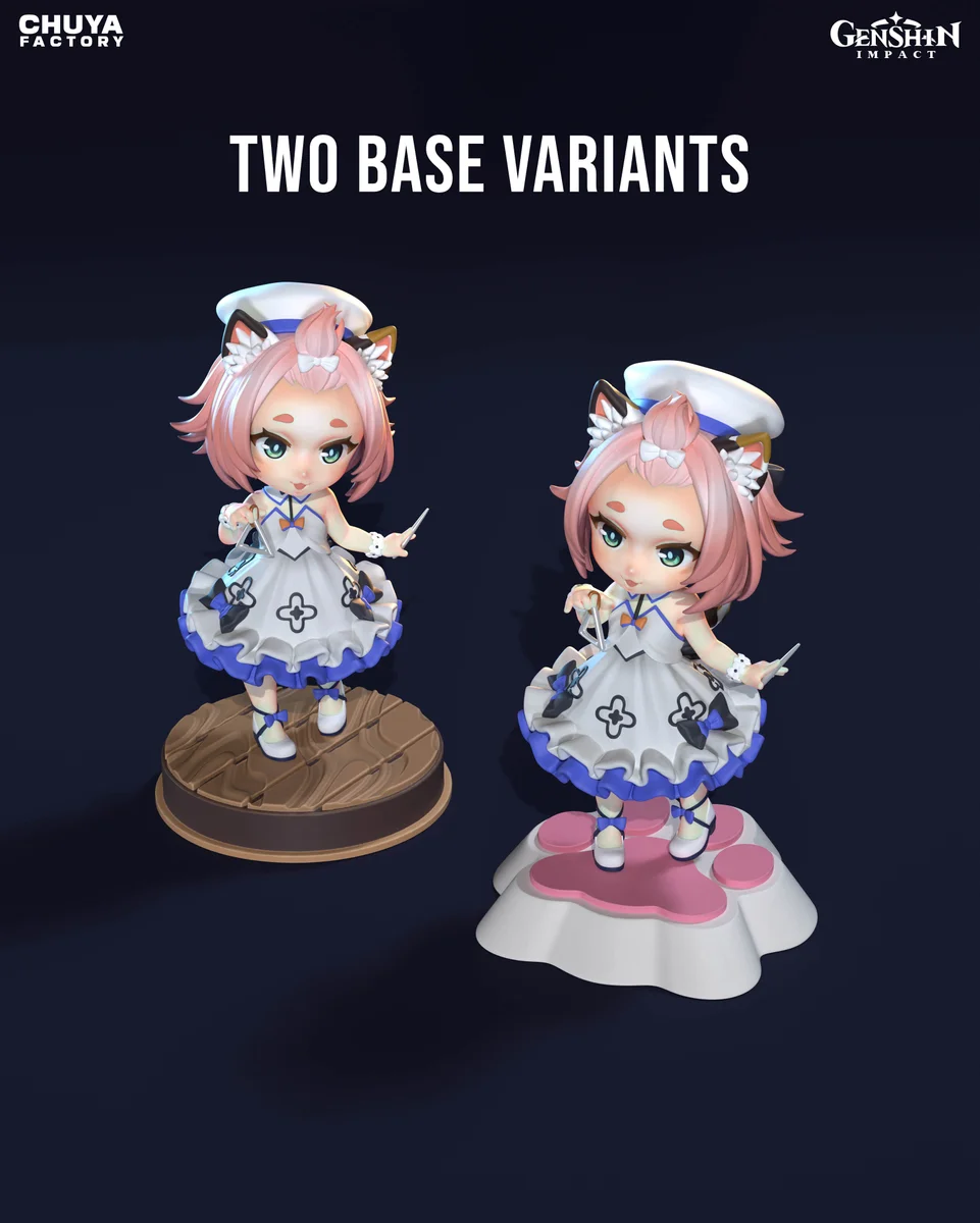Chibi Diona | Fan Art | 3D Printed Resin Model Garage Kit | *Un-Painted* | Chuya Factory 7
