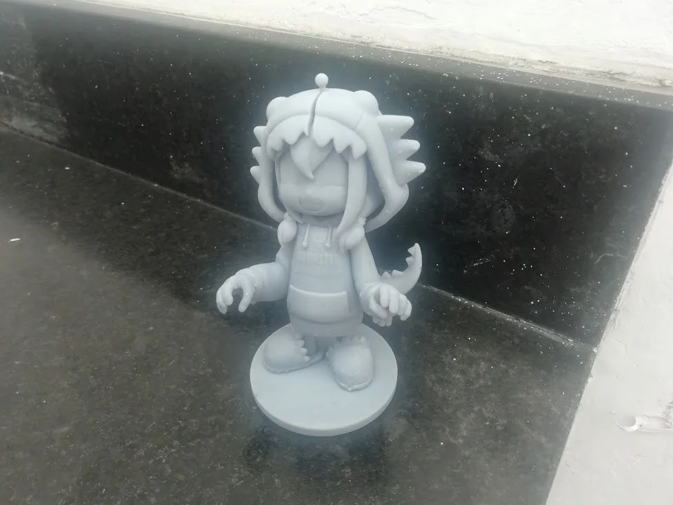 Chibi Pikamee Amano | Fan Art | 3D Printed Resin Model Garage Kit | *Un-Painted* | Sin3Dstudio 7