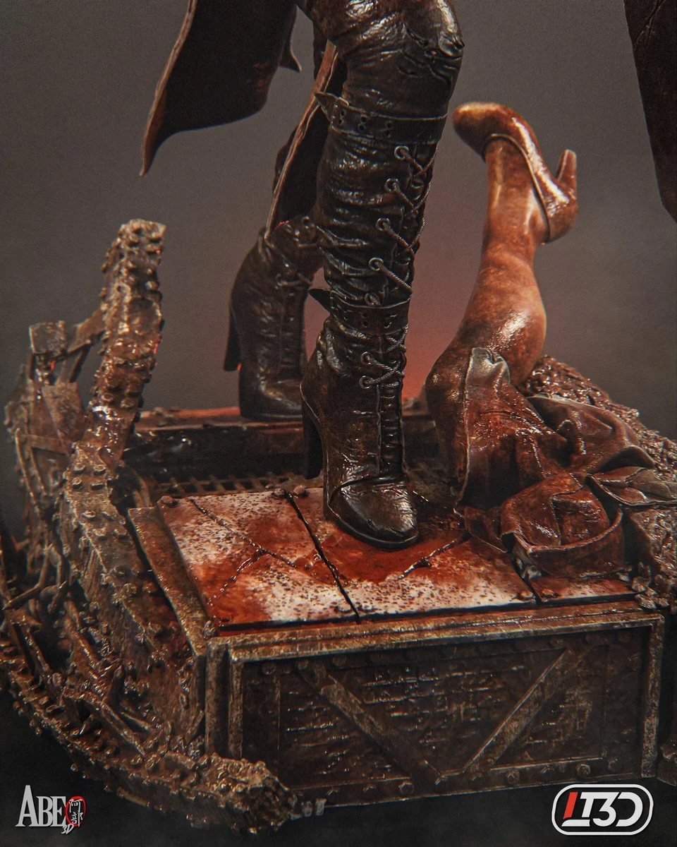 Pyramid Head | Fan Art | 3D Printed Resin Model Garage Kit | *Un-Painted* | Abe3D 10