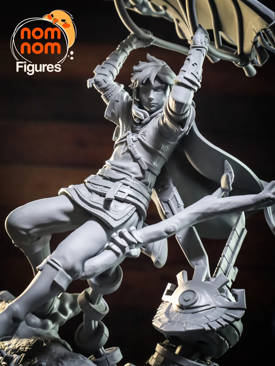 Link | Fan Art | 3D Printed Resin Model Garage Kit | *Un-Painted* | Nomnom 12