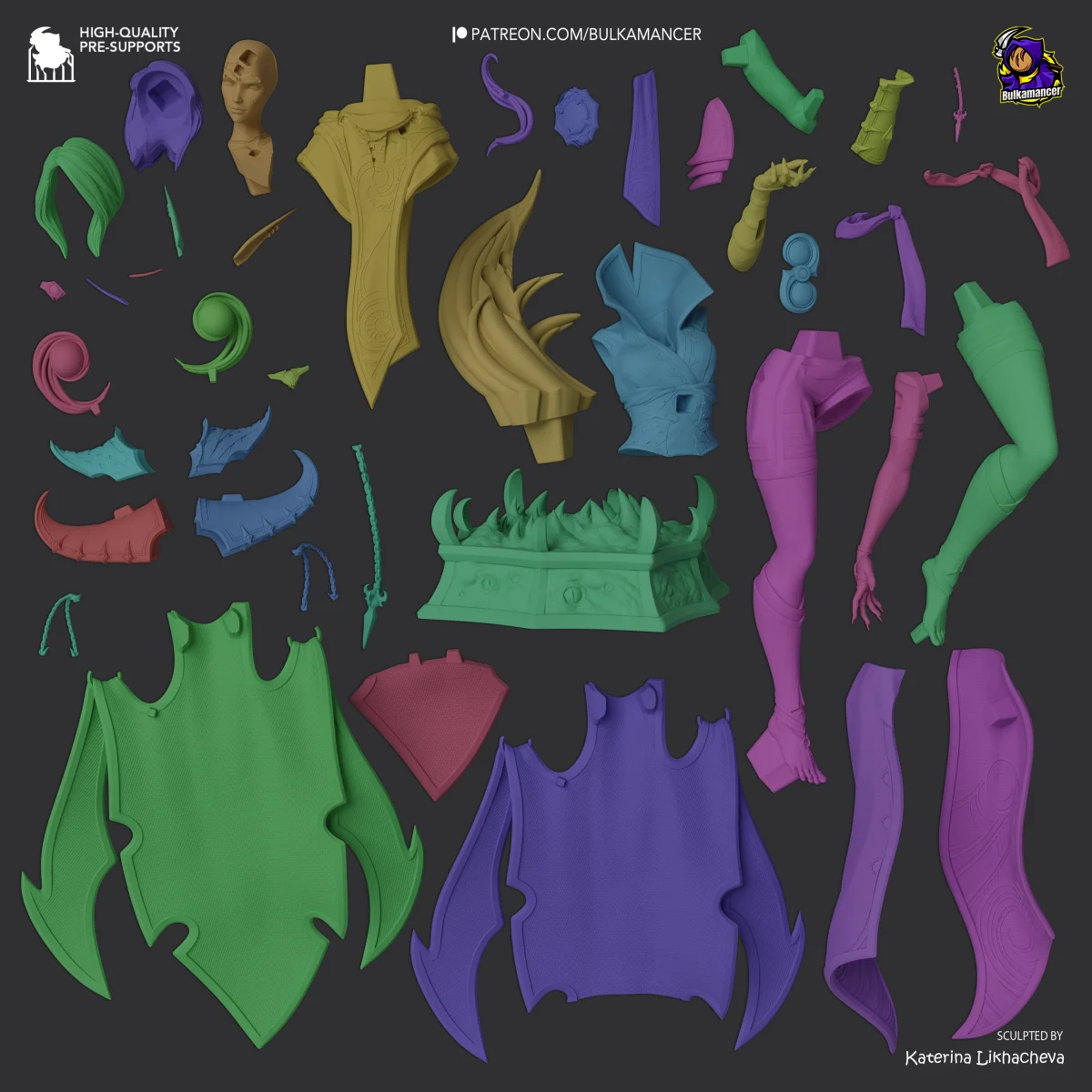 Xal'atath | Fan Art | 3D Printed Resin Model Garage Kit | *Un-Painted* | Bulkamancer 4