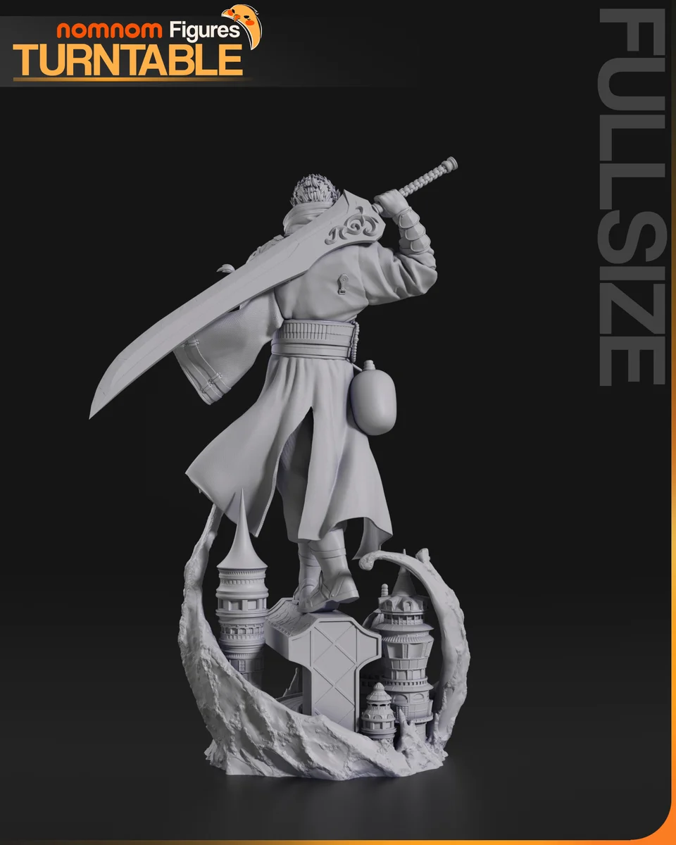 Auron | Fan Art | 3D Printed Resin Model Garage Kit | *Un-Painted* | Nomnom 7